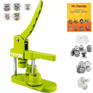 Image of VEVOR Button Maker Machine, Installation-Free Badge Punch Press Kit, 25mm 1" Pin Maker, Button Making Supplies with 500pcs Button Parts & Circle Cutte