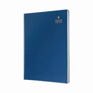 Image of Collins Academic Diary Day Per Page A4 Blue 2023-2024 44M-15.24