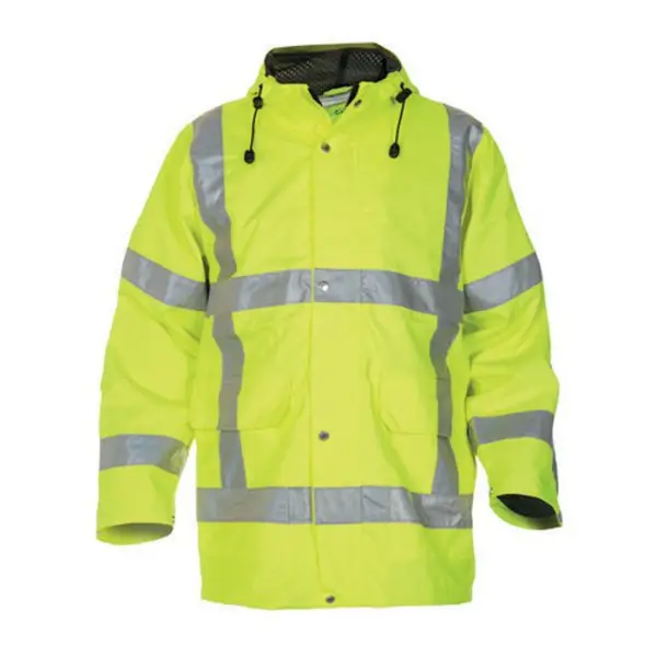 Image of Uithoorn Hydrowear Uithoorn SNS High Visibility Waterproof Parka Saturn Yellow 4XL HYD072360SY4XL