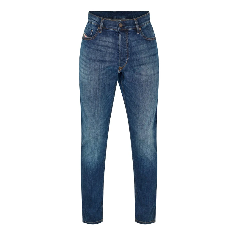 Image of Diesel Mens Straight Leg Jeans Straight Jeans 29W R Blue 64066519295