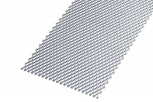 Image of Wickes Perforated Steel Stretched Metal Sheet 120 x 1000mm x 2.80mm