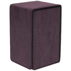 Image of Ultra Pro Suede Collection Alcove Tower Deck Box - Amethyst