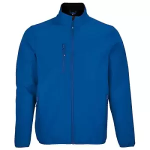 Image of SOLS Mens Falcon Recycled Soft Shell Jacket (L) (Royal Blue)