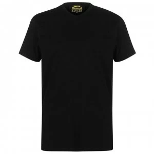 Image of Slazenger Banger Plain T Shirt Mens - Black