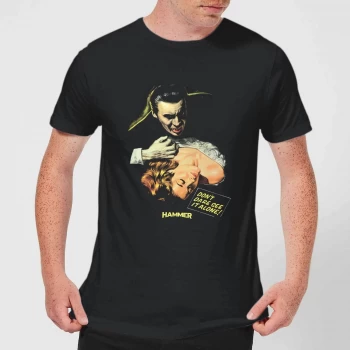 Image of Hammer Horror Dracula Don't Dare See It Alone Mens T-Shirt - Black - 5XL