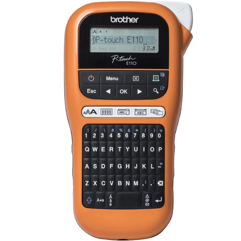 Image of Brother PTE110VPYP1 label printer 180 x 180 DPI 20 mm/sec TZe QWERTY
