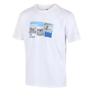 Image of Regatta Fingal Slogan T-Shirt - White