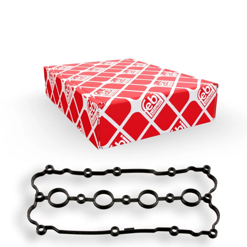 Image of FEBI BILSTEIN Rocker Cover Gasket NBR (nitrile butadiene rubber) 34855 Valve Cover Gasket,Rocker Gasket VW,AUDI,SKODA,Golf V Schragheck (1K1)