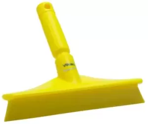 Image of Vikan Yellow Squeegee, 104mm x 245mm x 50mm, for Food Preparation Surfaces