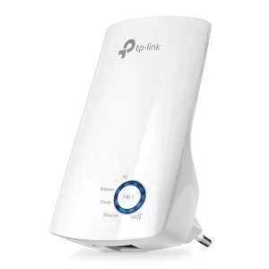 Image of TP-LINK (TL-WA854RE) 300Mbps Wall-Plug WiFi Range Extender, No LAN - UK Plug