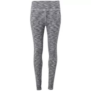 Image of Tri Dri Womens/Ladies Performance Space Dye Leggings (XL) (Space Silver)