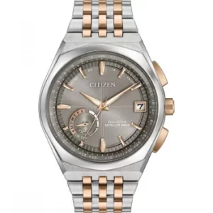 Image of Mens Citizen Satellite Wave-World Time GPS Radio Controlled Watch