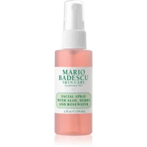 Image of Mario Badescu Facial Spray with Aloe, Herbs and Rosewater Toning Facial Mist for Radiance and Hydration 59ml
