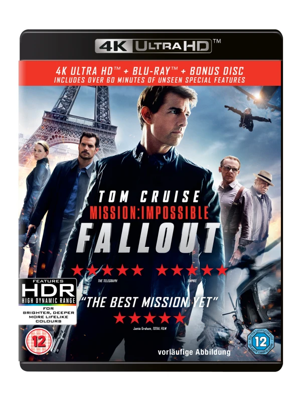 Image of Mission: Impossible - Fallout Bluray 5053083171926
