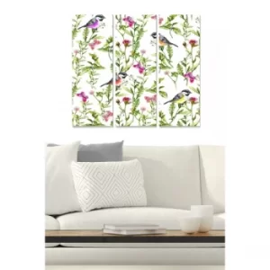 Image of MDF210215179 Multicolor Decorative MDF Painting (3 Pieces)