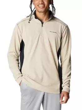 Image of Columbia Klamath Range Ii Half Zip Fleece - Stone Size M Men