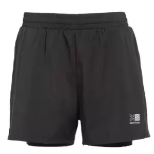 Image of Karrimor 2 in 1 Running Shorts Womens - Beige