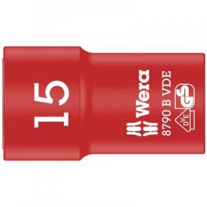 Image of Wera 8790 B VDE 05004959001 Hex head VDE bits 15mm 3/8 (10 mm)