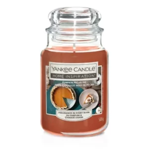 Image of Yankee Candle Home Inspiration Large Jar Pumpkin Pecan Pie, Orange
