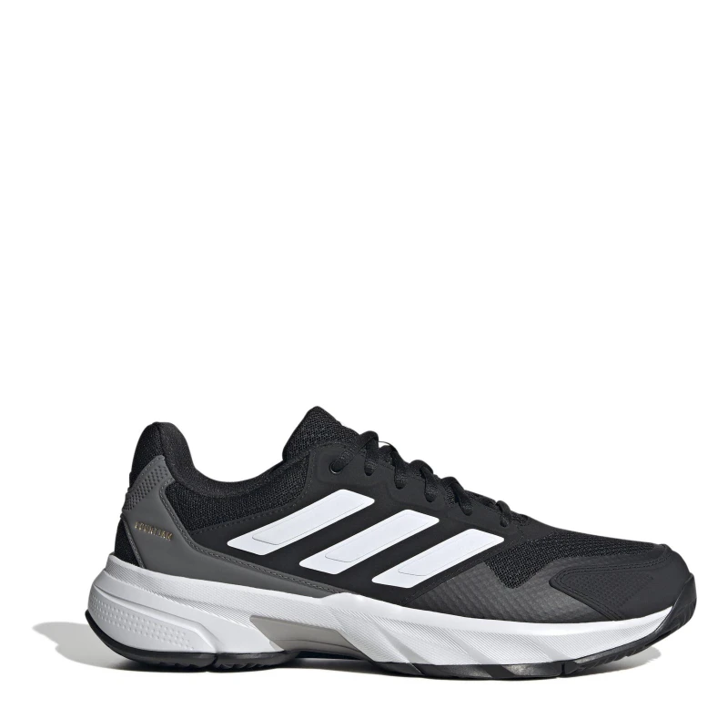 Image of Adidas Courtj Cntrl3 Sn63 Black/Wht/Grey male 7 (40.7)