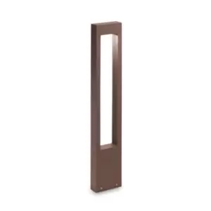 Image of Vega Outdoor Bollard Lamp 1 Light Coffee IP44, G9