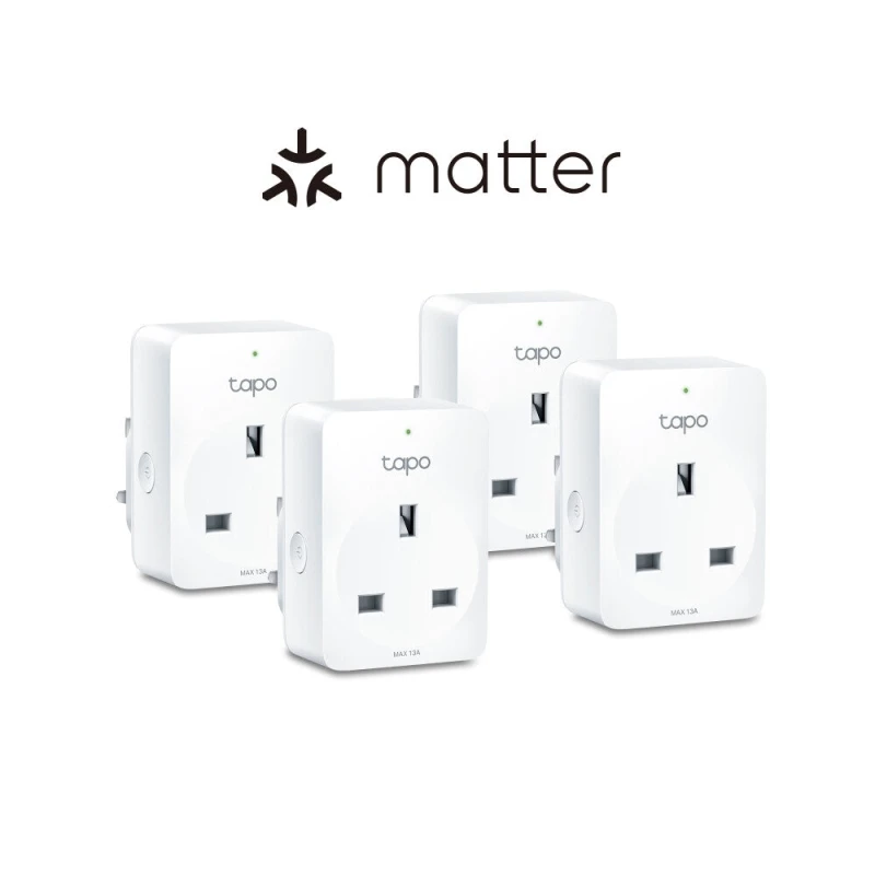 Image of TP Link Tapo Mini Smart WiFi Plug, Energy Monitoring Tapo P110M(4-pack)