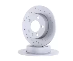 Image of ZIMMERMANN Brake disc 100.1236.52 Brake rotor,Brake discs VW,AUDI,SKODA,Golf IV Schragheck (1J1),POLO (9N_),Polo Schragheck (6R1, 6C1)