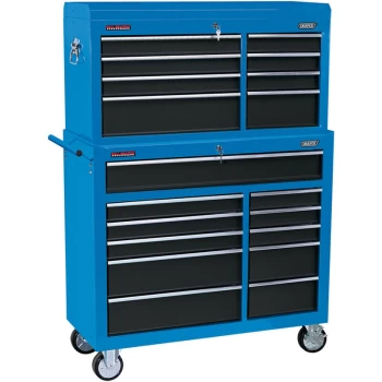 Image of Draper - 17764 40' Combined Roller Cabinet and Tool Chest (19 Drawer)