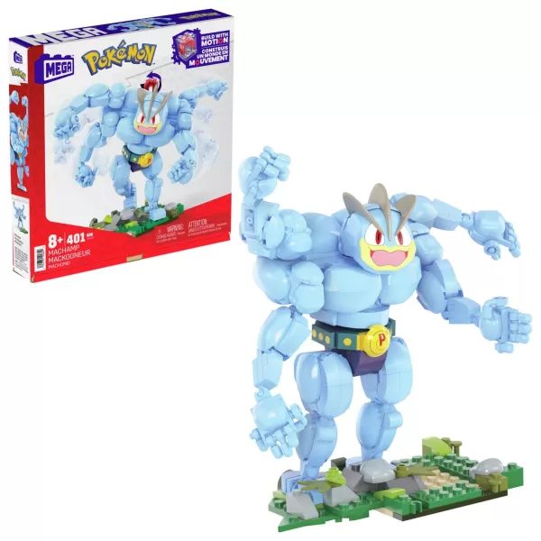 Image of MEGA Pokemon Machamp Building Set