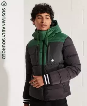 Image of Superdry Sports Puffer Colour Block Jacket