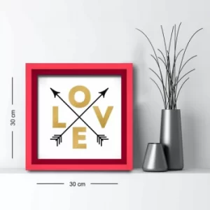 Image of 3030AHS-0102k Multicolor Decorative Framed MDF Painting