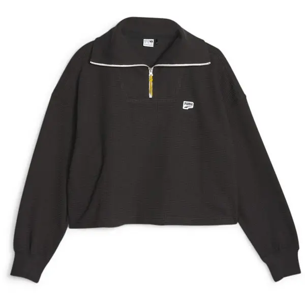 Image of Puma Half-Zip Crew - Black 14