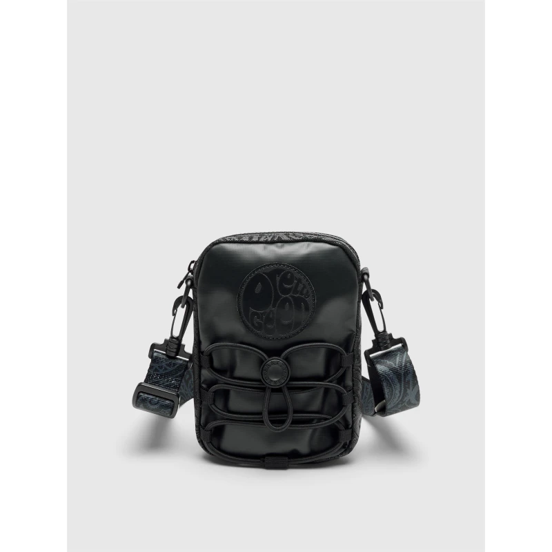 Image of Pretty Green Mens Rivington Cross Body Bag Black male One Size