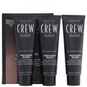 Image of American Crew Precision Blend Mens Hair Dye 4/5 Medium Natural 3 x 40ml