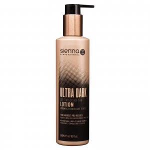 Image of Sienna X Ultra Dark Q10 Tinted Self Tan Sleep Lotion 200ml