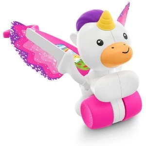 Image of Fisher Price Push 'N' Flutter Unicorn
