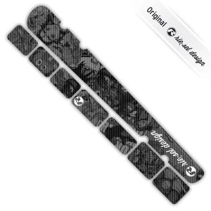 Image of Rie:sel Carbon Chain Guard Set Stickerbomb Ultra Black
