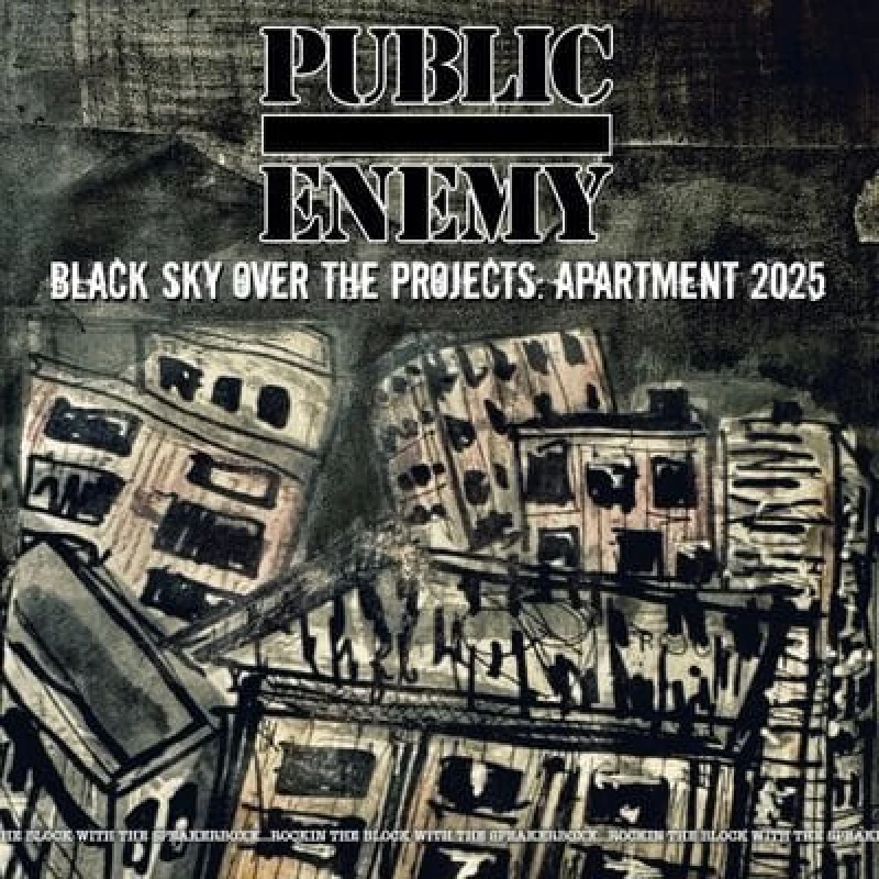 Image of Public Enemy - Black Sky Over the Projects: Apartment 2025 CD Album - Used