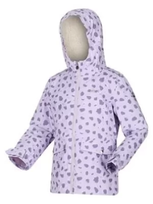 Image of Boys, Regatta Kids Bixby Waterproof Jacket, Lilac Multi, Size 13 Years