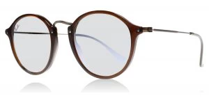 Image of Ray-Ban RB447N Sunglasses Shiny Trasparent Brown 62569U 49mm