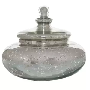 Image of Large Silver Squat Trinket Jar