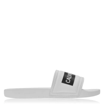 Image of Calvin Klein Jeans Calvin Klein Slide Tape Slider - White/Black