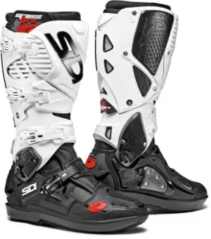 Image of Sidi Crossfire 3 SRS Motocross Boots Black White