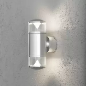 Image of Monza Outdoor Modern Up Down Double Wall Light, Double Reflector GX53, IP44