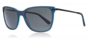 Image of DKNY DY4151 Sunglasses Matte Peacock 375987 57mm