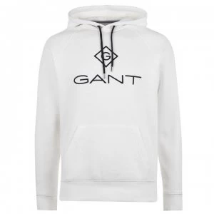 Image of Gant Gant OTH Logo Hoodie - Off White 113