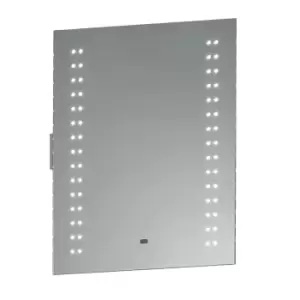Image of Bathroom Wall Light IP44 - Mirrored Glass & Matt Silver Paint - 60 x 0.16W