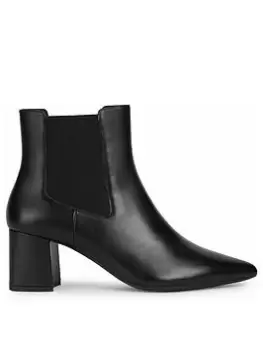 Image of Geox Geox Bigliana Heeled Ankle Boots, Black, Size 7, Women