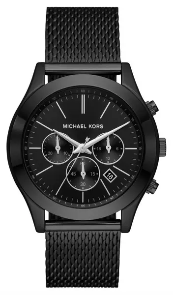 Image of Michael Kors MK9060 Slim Runway Black Chronograph Dial Watch