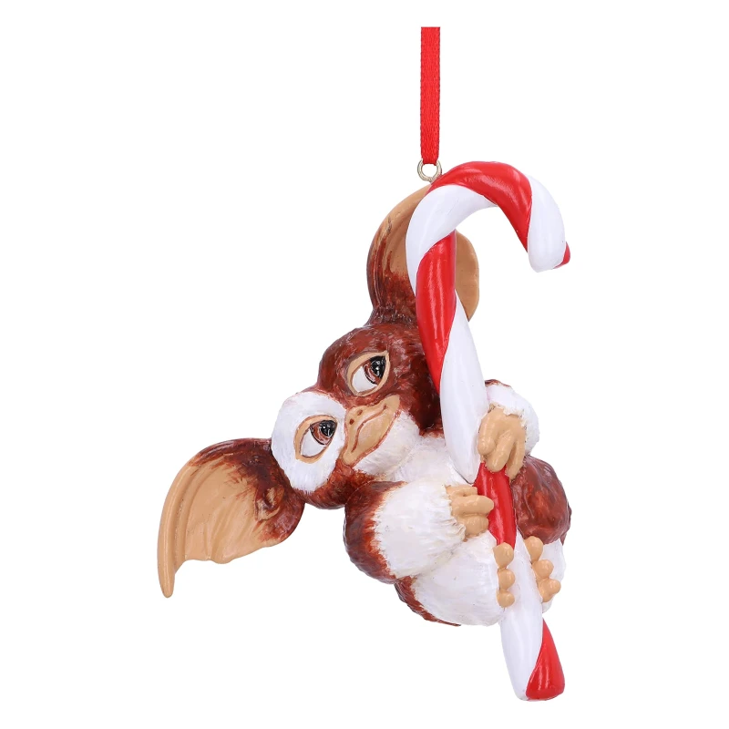 Image of Gremlins Gizmo Candy Cane Hanging Ornament 11cm